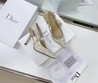 Женские туфли Christian Dior 2022 белые с рисунком