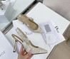 Женские туфли Christian Dior 2022 белые с рисунком