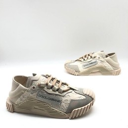 Женские кроссовки Dolce & Gabbana 2022-2023 кремовые