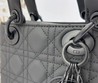 Женская сумка Christian Dior кожаная черная 17x15,5