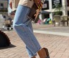 Шлепанцы с цепочкой JW Anderson серые с коричневым