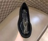 Мужские ботинки Prada 2022 черные кожаные глянцевые