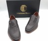 Мужские туфли Stefano Ricci 2022-2023 черные с оттенком кожаные