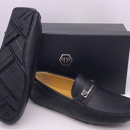 Мужские мокасины Philipp Plein Skull черные