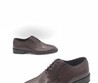 Мужские туфли Brioni  2022-2023 коричневые кожаные с окантовкой