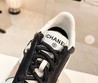Женские кроссовки Chanel 2022 белые с бежевым комбинированные