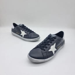 Мужские кеды Golden Goose 2022-2023 черные кожаные
