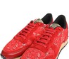 Женские кружевные кроссовки Valentino Garavani Rockstud красные