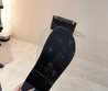 Сандалии женские Chanel 2022 черные кожаные с текстурой