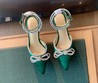 Женские туфли Mach & Mach зеленые