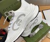 Женские кроссовки Gucci белые текстильные