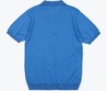 Рубашка-поло мужская Stefano Ricci голубая с замком