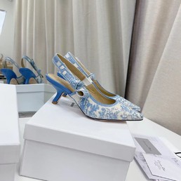 Босоножки Christian Dior 2022 синие