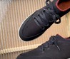 Мужские кроссовки Loro Piana Soho Walk черные замшевые