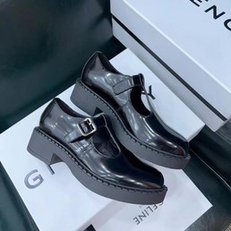Женские лоферы Prada new collection кожаные черные