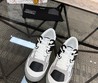 Мужские кроссовки Dolce & Gabbana 2022-2023 белые с черным кожаные