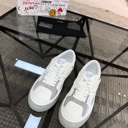 Мужские кроссовки Dolce & Gabbana 2022-2023 белые кожаные