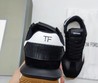 Женские кроссовки Tom Ford 2022 черные с белым