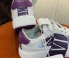Женские кроссовки Valentino 2022 белые с фиолетовым