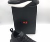 Мужские кроссовки Yohji Yamamoto 2022-2023 черные с белой подошвой