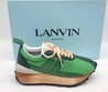 Женские кроссовки Lanvin 2022 зеленые