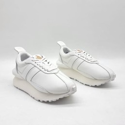 Женские кроссовки Lanvin 2022 белые кожаные