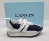 Женские кроссовки Lanvin 2022 черные с белым