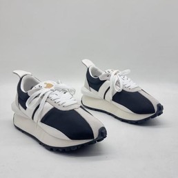 Женские кроссовки Lanvin 2022 черные с белым