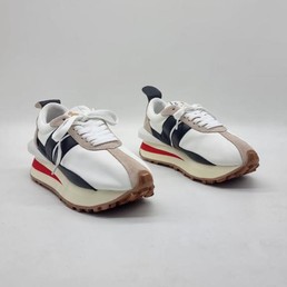 Женские кроссовки Lanvin 2022 белые с черным