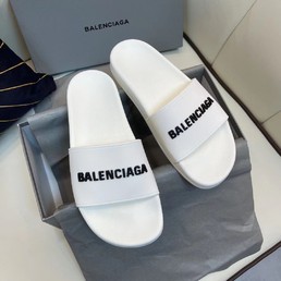 Женские шлепанцы Balenciaga 2022 белые