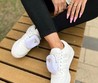 Женские кроссовки Prada Re Nylon Adidas белые
