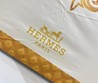 Зонт Hermes с логотипом белый с золотым дополнением