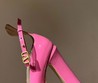 Босоножки кожаные Valentino Garavani 2021 розовые