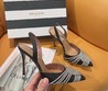 Босоножки Aquazzura Firenze 2022 черные с открытой пяткой