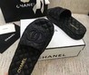 Шлепанцы Chanel 2022 черные кожаные