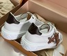 Кожаные женские кеды Louis Vuitton 2022 белые с ярлыком