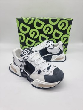 Мужские кроссовки Dolce & Gabbana 2022-2023 белые с серым комбинированные