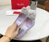 Женские туфли Roger Vivier 2022 лиловые