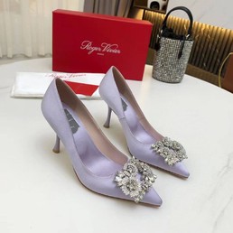 Женские туфли Roger Vivier 2022 лиловые