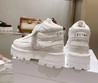 Женские ботинки Celine 2022 белые кожаные