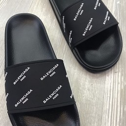 Мужские шлепанцы Balenciaga черные