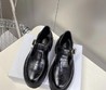 Женские ботинки Celine 2022 черные кожаные