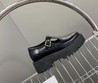 Женские ботинки Celine 2022 черные кожаные