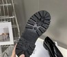Женские ботинки Celine 2022 черные кожаные