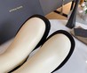 Женские ботинки Bottega Veneta 2022 белые с черным кожаные