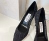 Женские туфли Jimmy Choo 2022 черные текстильные