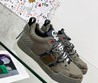 Мужские кроссовки Dolce & Gabbana 2022-2023 темно-зеленые кожаные
