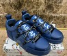 Мужские кроссовки Dolce & Gabbana 2022-2023 синие кожаные