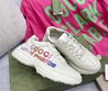 Женские кроссовки Gucci 2022-2023 белые с принтом Love Parade