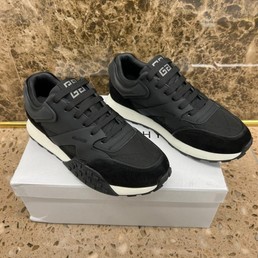 Мужские кроссовки Givenchy 2022-2023 черные кожаные